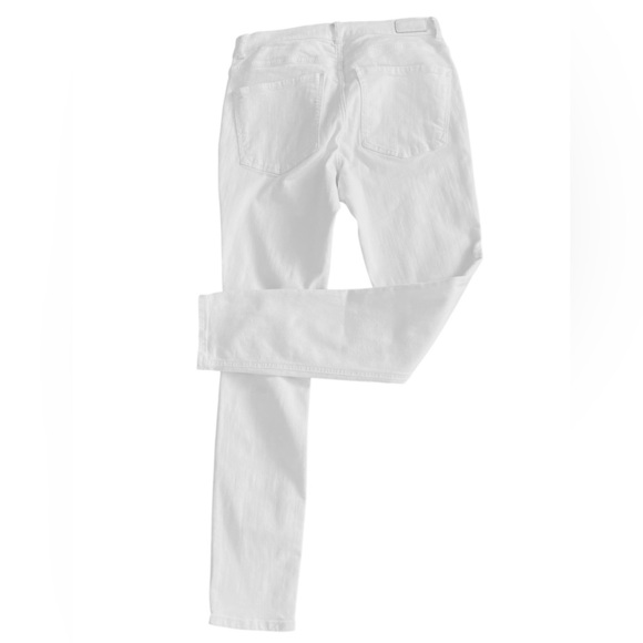EXPRESS Stretch Plus Denim Perfect White High Rise Skinny Jeans 12R NEW (NWOT) - Picture 7 of 8